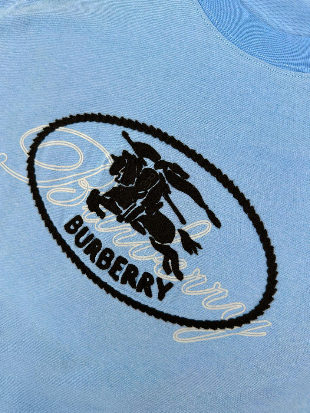 2026 New BBR Checked Rider Emblem Short-Sleeved T-Shirt (AA599-A15)