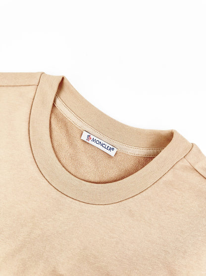 2026 New Mon Leather-Trimmed Pocket Short-Sleeved Top (AA573-A20)
