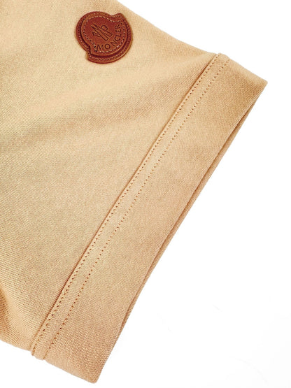2026 New Mon Leather-Trimmed Pocket Short-Sleeved Top (AA573-A20)