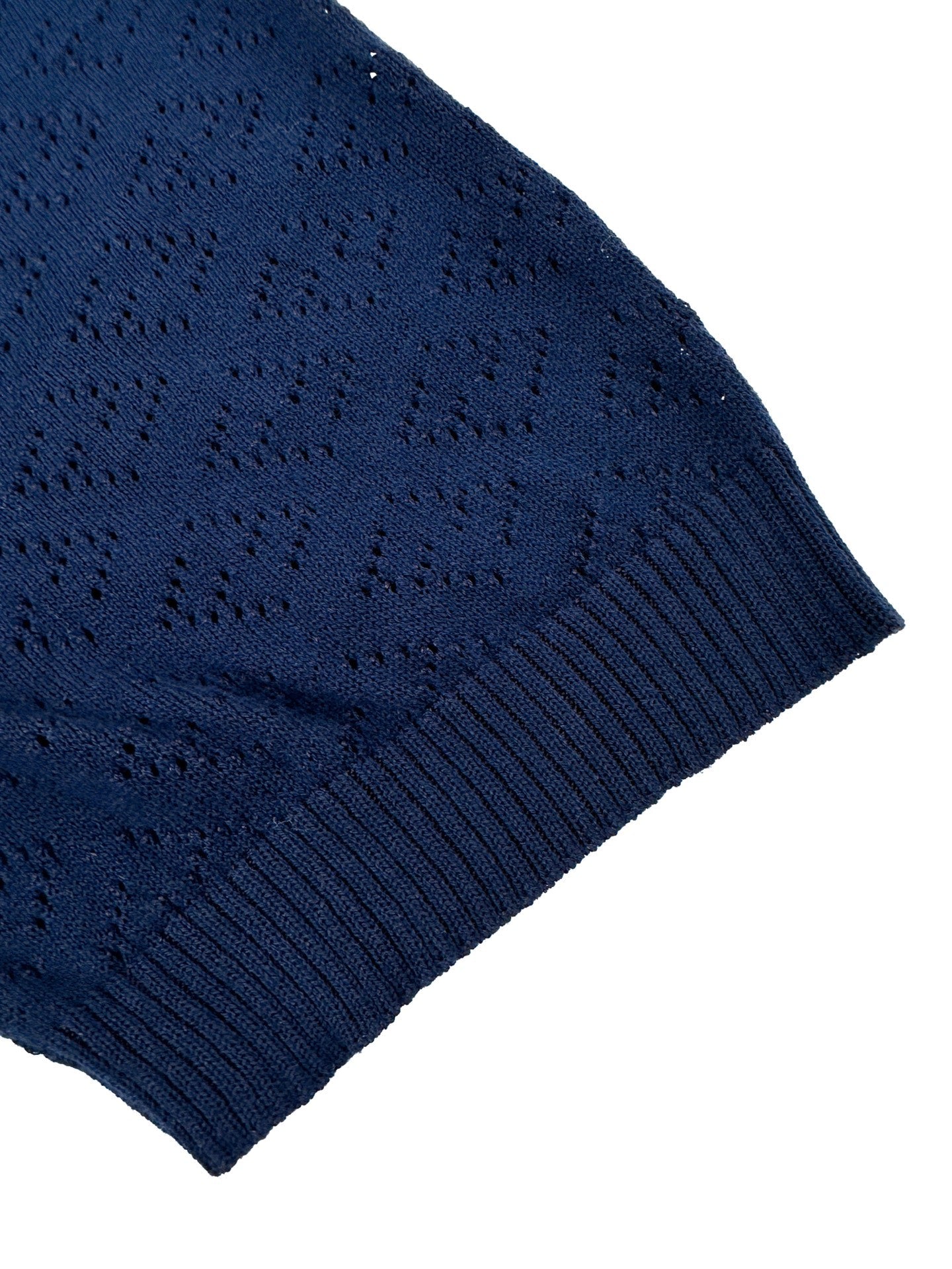 2026 New Arrival FF Jacquard Polo Neck Knit Jumper (AA622-A75)