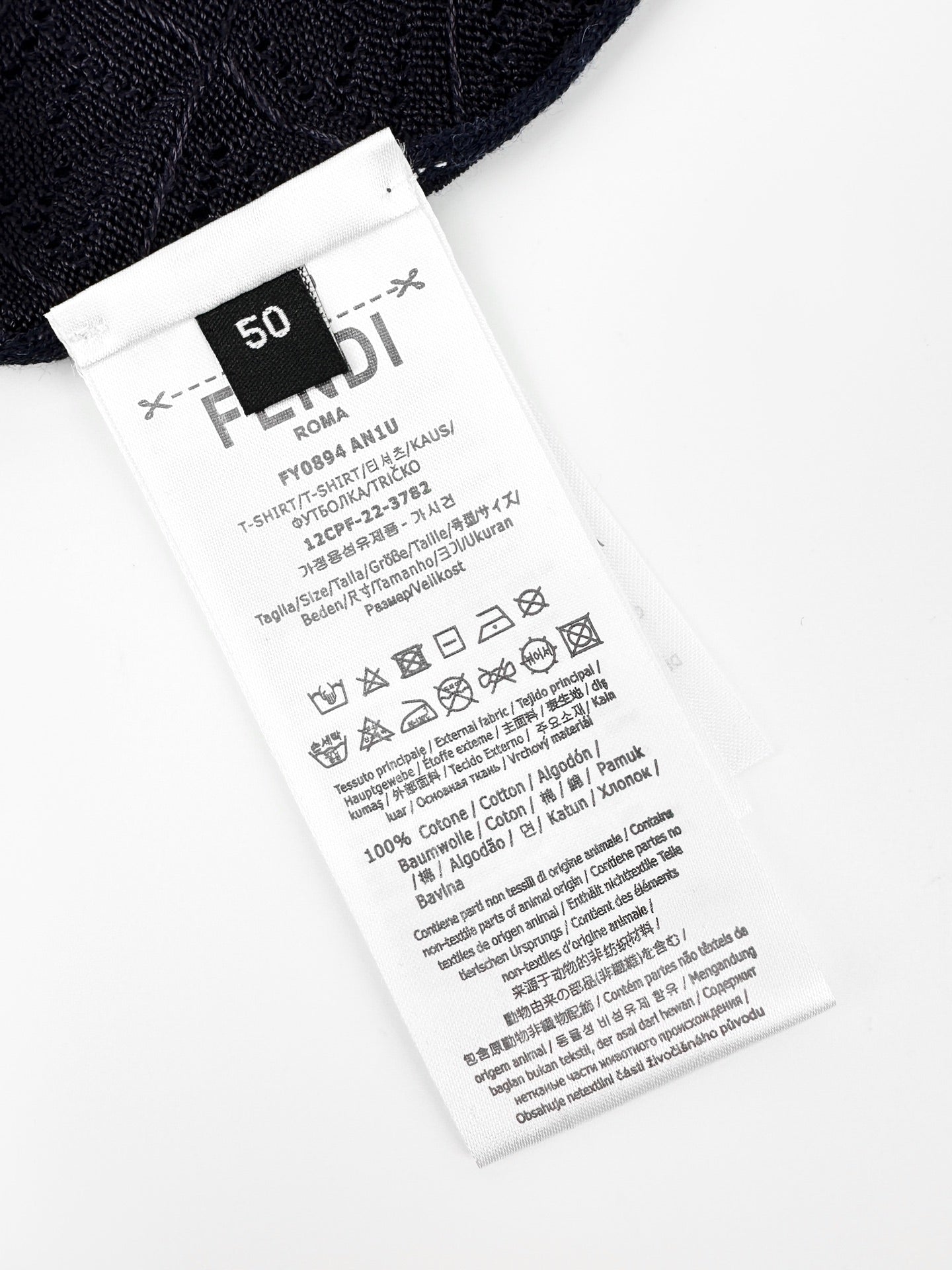 2026 New Arrival FF Jacquard Polo Neck Knit Jumper (AA622-A75)