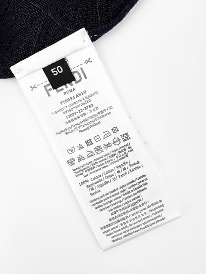 2026 New Arrival FF Jacquard Polo Neck Knit Jumper (AA622-A75)