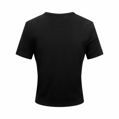 2026 Women's FF Embroidered Short-Sleeved Top (EE424)