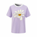 2026 Women's BBR Daisy Embroidered Short-Sleeved Top (DD120)