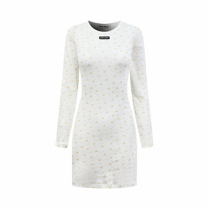2026 Women's MM Floral Long-Sleeved Dress (FF746)