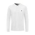 2026 New RL Embroidered Henley-neck Long-sleeved Top (CC977-A35)