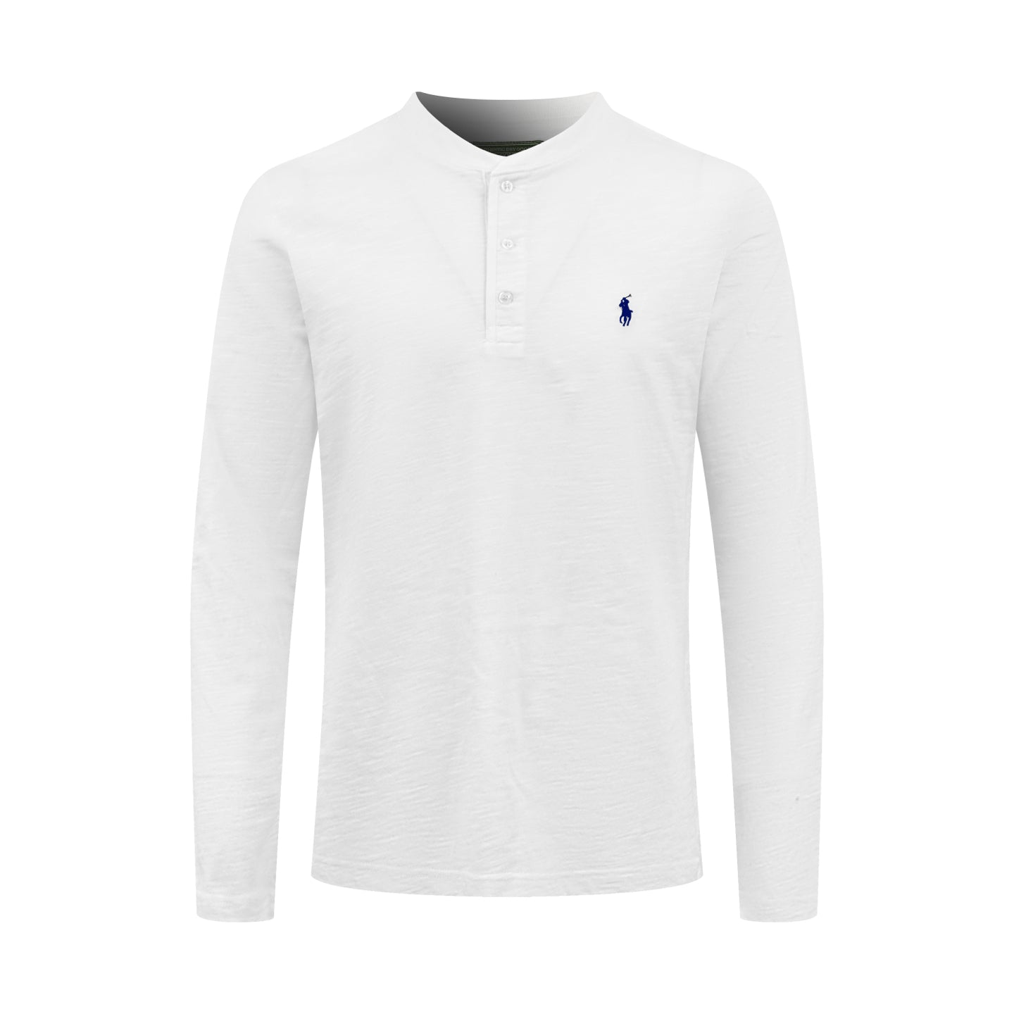 2026 New RL Embroidered Henley-neck Long-sleeved Top (CC977-A35)