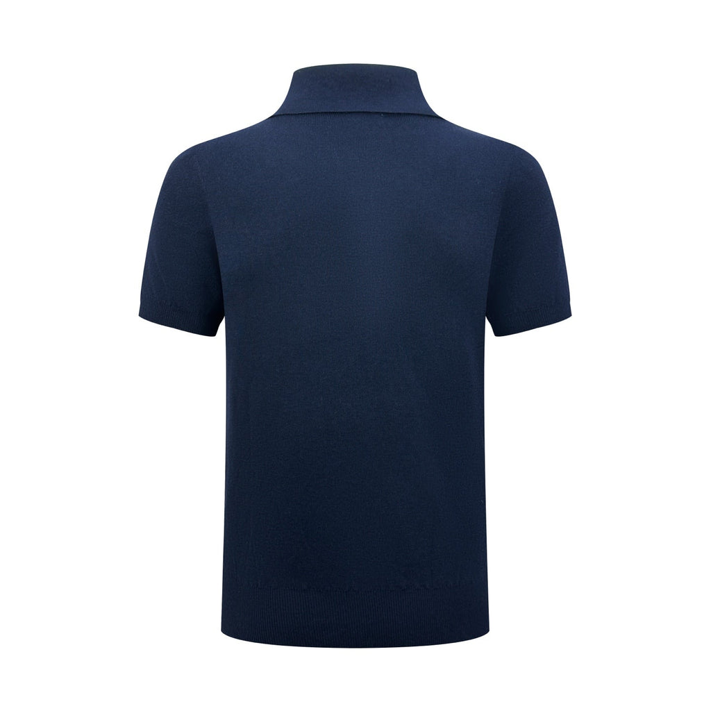 2026 New BBR Embroidered Logo Polo Neck Knit Top (AA598-A60)