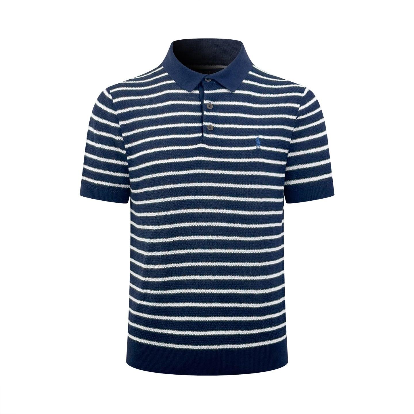 2026 New RL Embroidered Stripe Polo Neck Knit (CC985-A80)