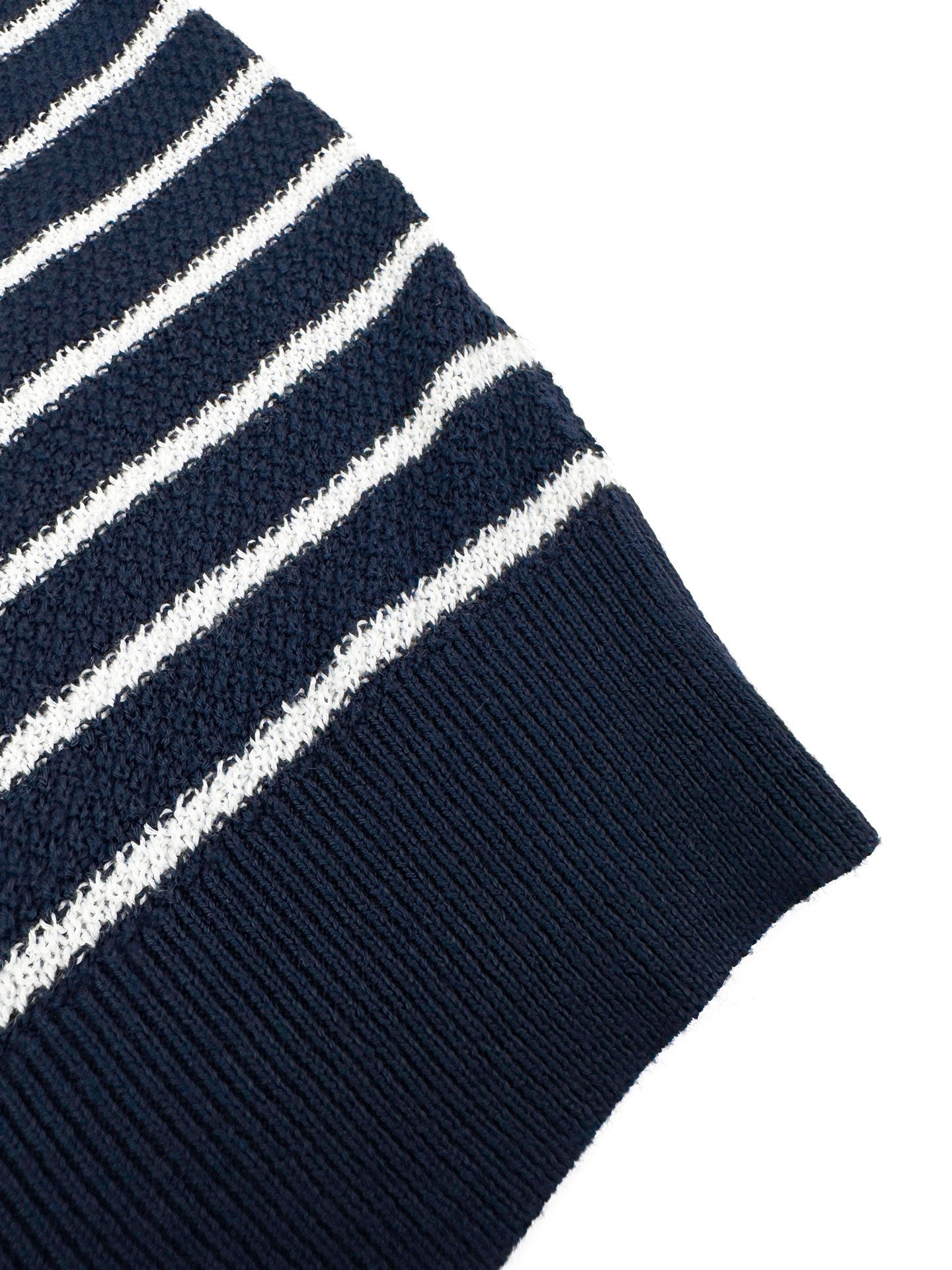2026 New RL Embroidered Stripe Polo Neck Knit (CC985-A80)