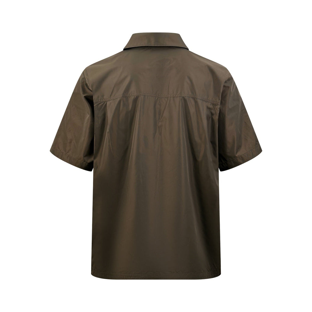 2026 New Mon Logo Patch Pocket Short-Sleeved Shirt (AA613-A85)