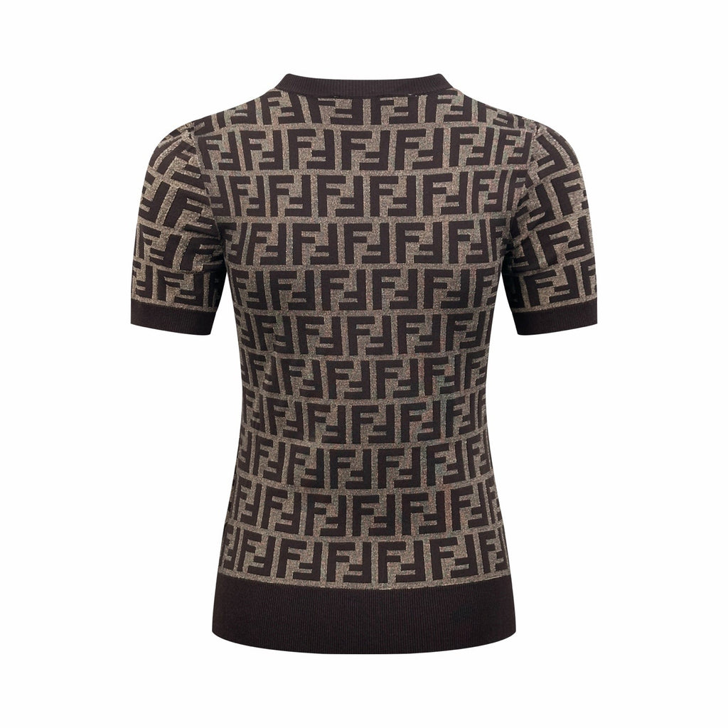 2026 Women's FF All-over Print Short-sleeved Jumper (DD130)