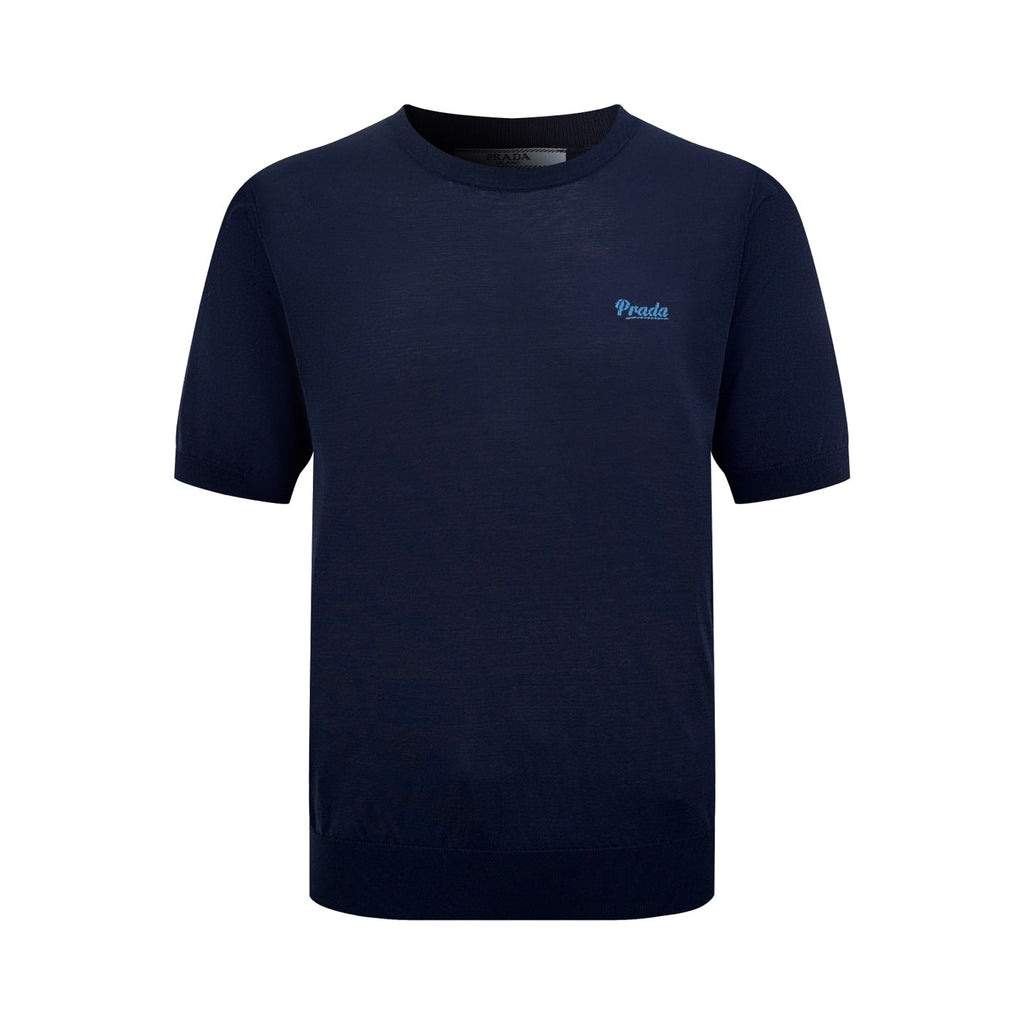 2026 New Triangle Brand Logo Embroidered Short-Sleeved Jumper (AA619-A50)