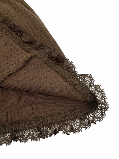 2026 Women's MM Lace Skirt (FF741)