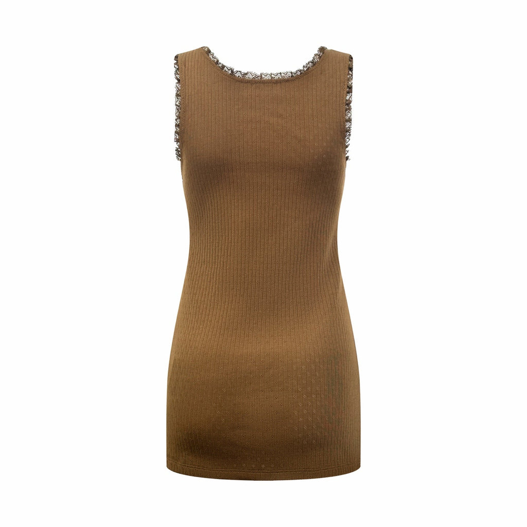 2026 Women's MM Lace-Trimmed Tank Top (FF742)