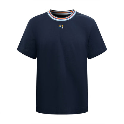2026 New FF Two-Tone Embroidered Short-Sleeve Shirt (AA643-A10)
