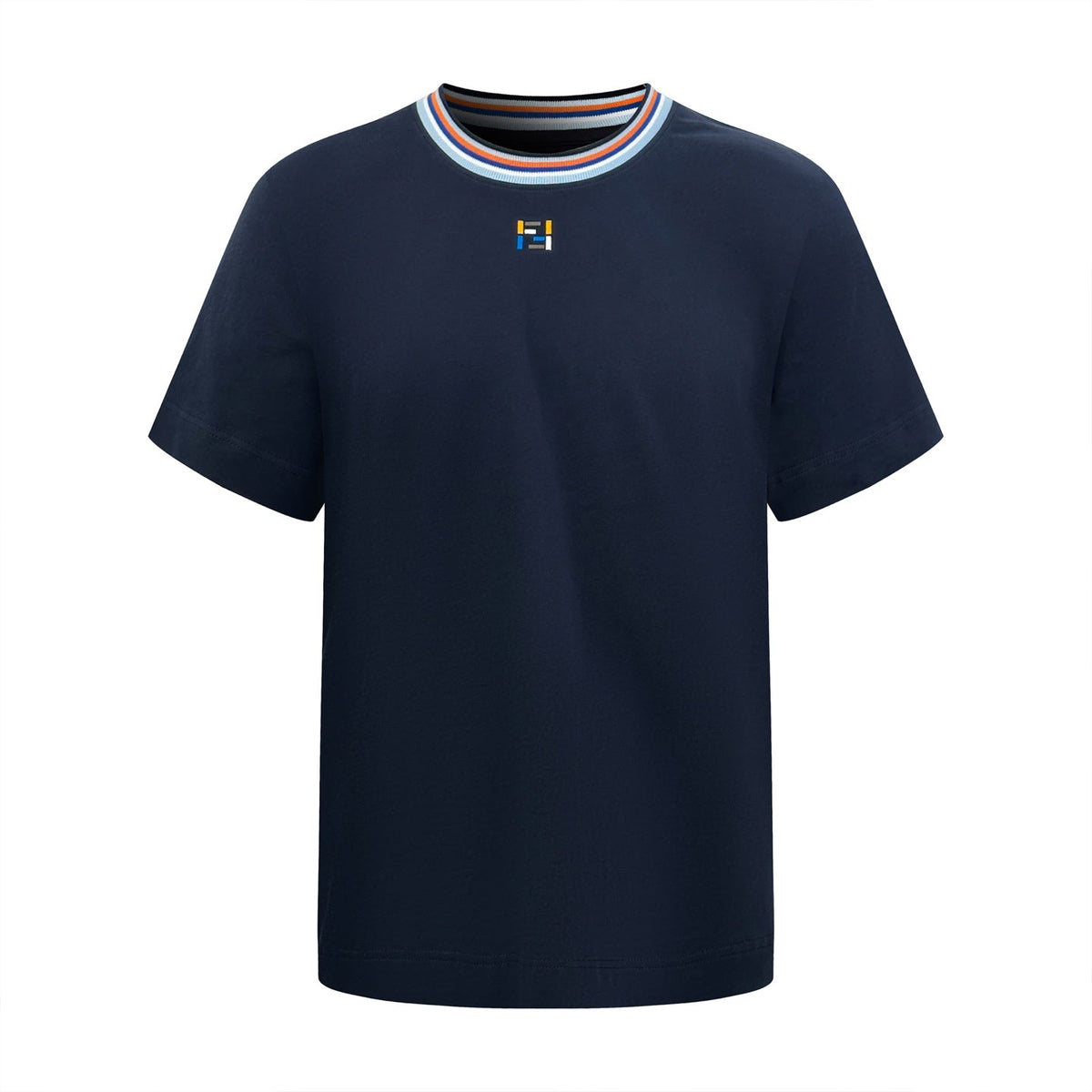 2026 New FF Two-Tone Embroidered Short-Sleeve Shirt (AA643-A10)