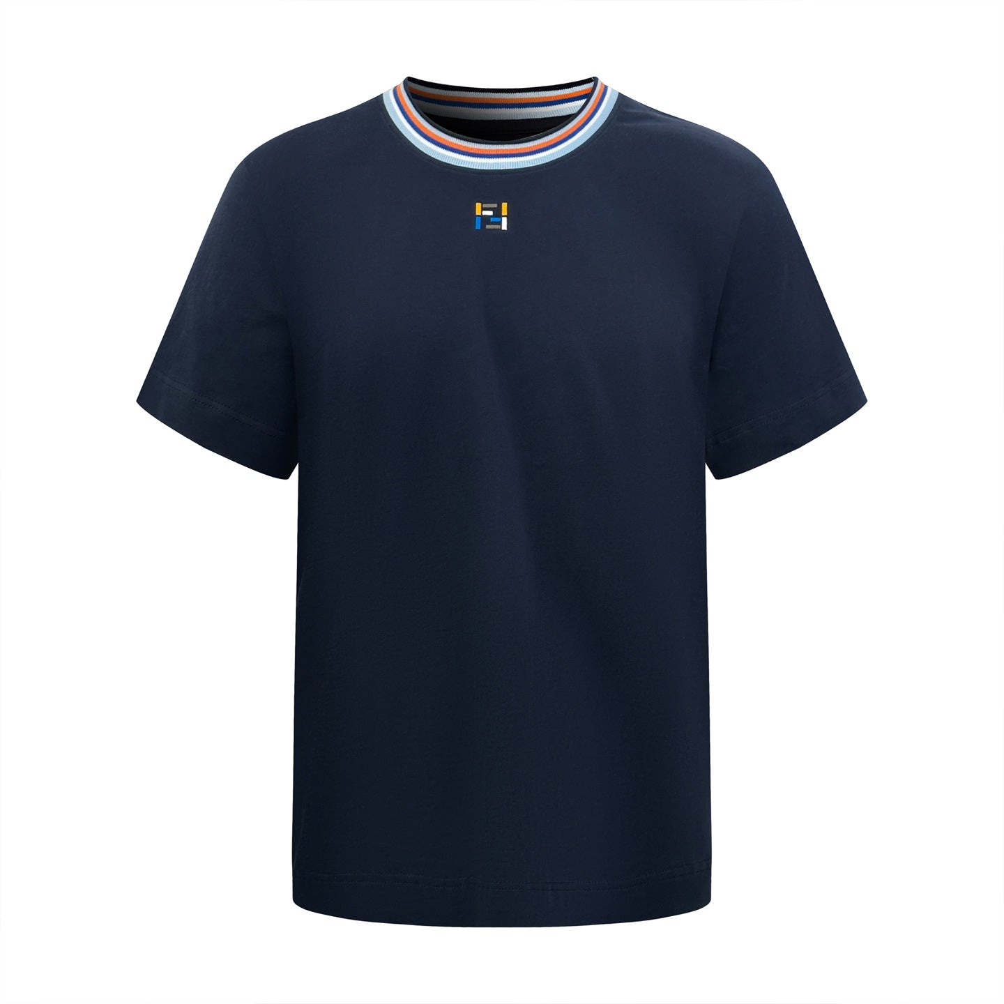 2026 New FF Two-Tone Embroidered Short-Sleeve Shirt (AA643-A10)