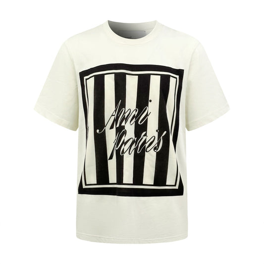 2026 New Heart A Letter Print Square T-shirt (BB880-A15)