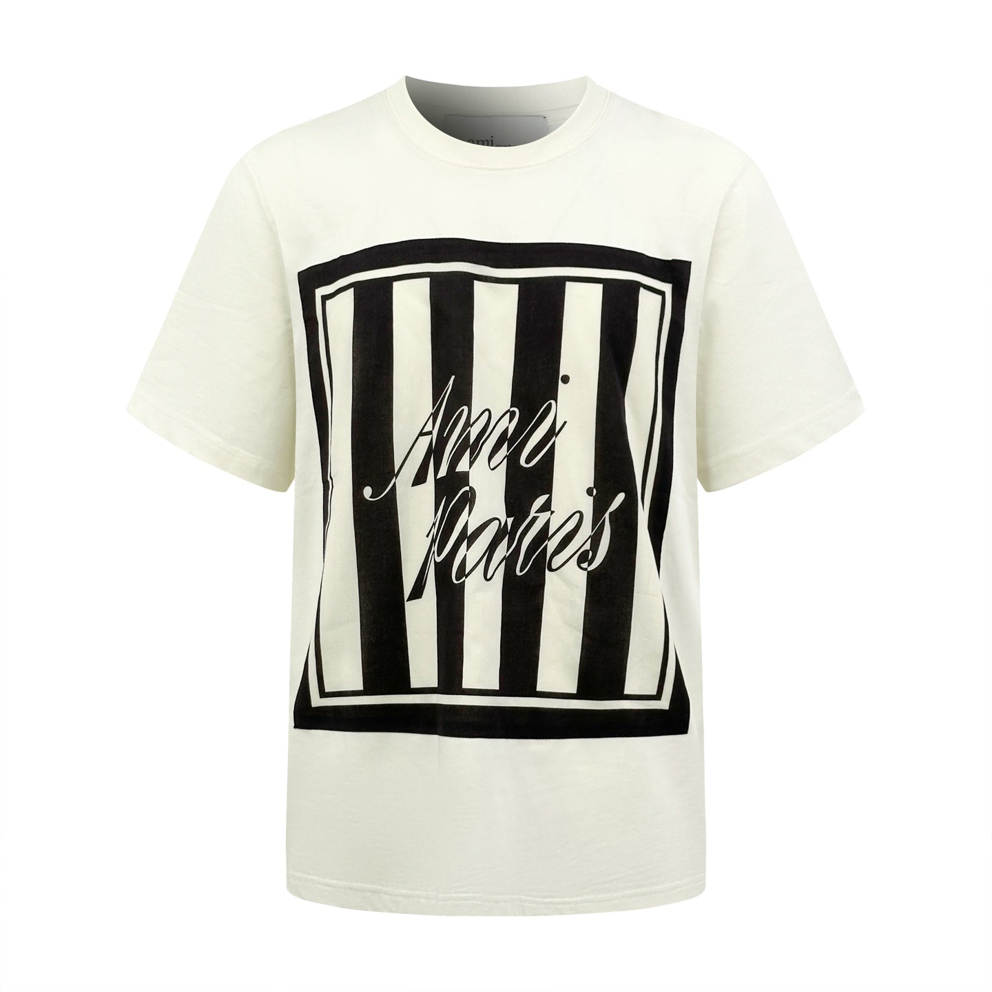 2026 New Heart A Letter Print Square T-shirt (BB880-A15)
