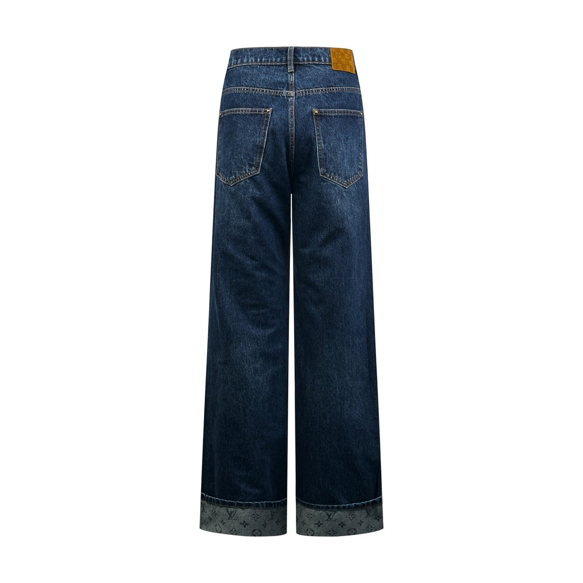2026 New LY Logo Cuffed Jeans (BB866-B70)