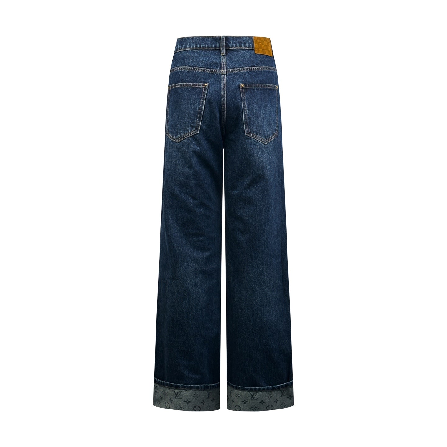 2026 New LY Logo Cuffed Jeans (BB866-B70)