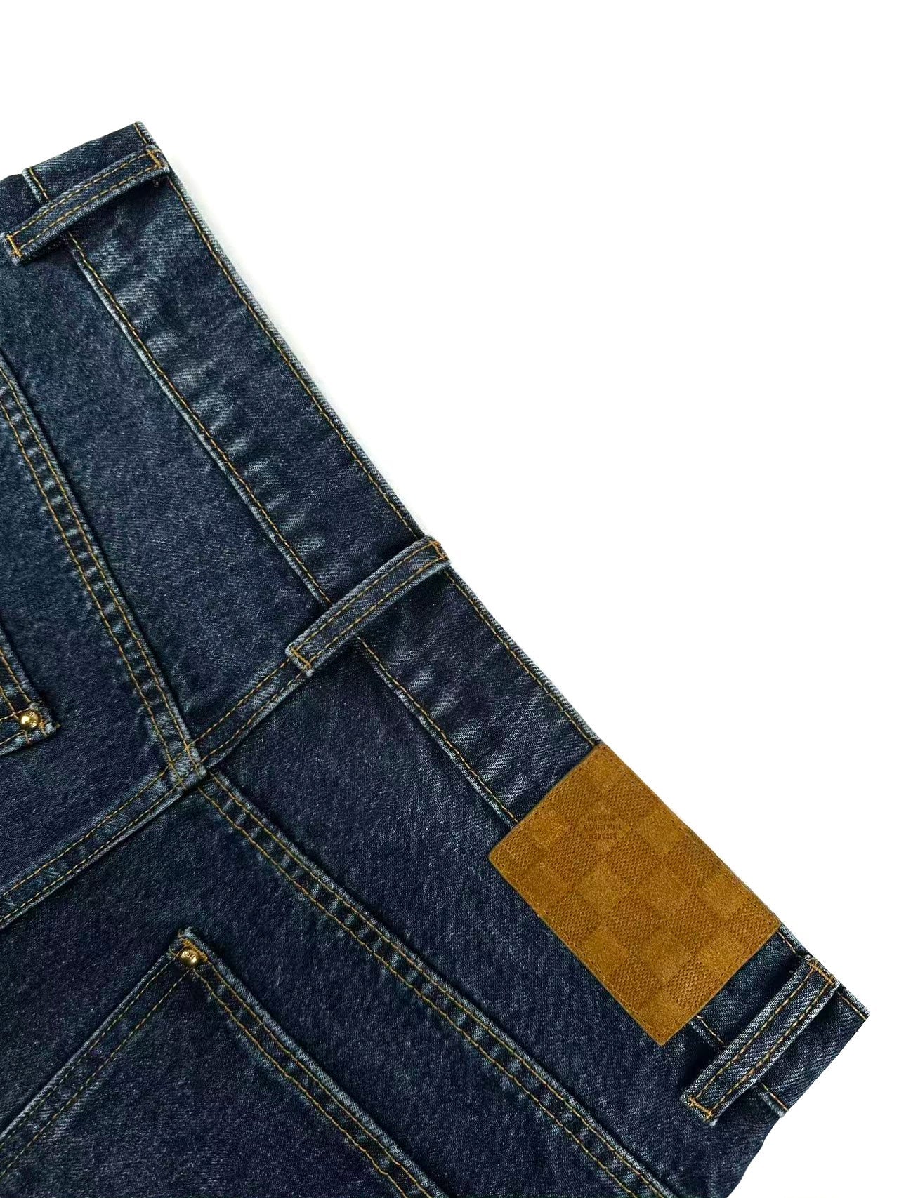 2026 New LY Logo Cuffed Jeans (BB866-B70)