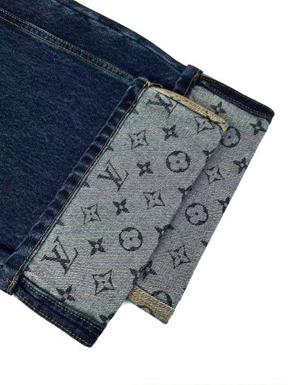 2026 New LY Logo Cuffed Jeans (BB866-B70)