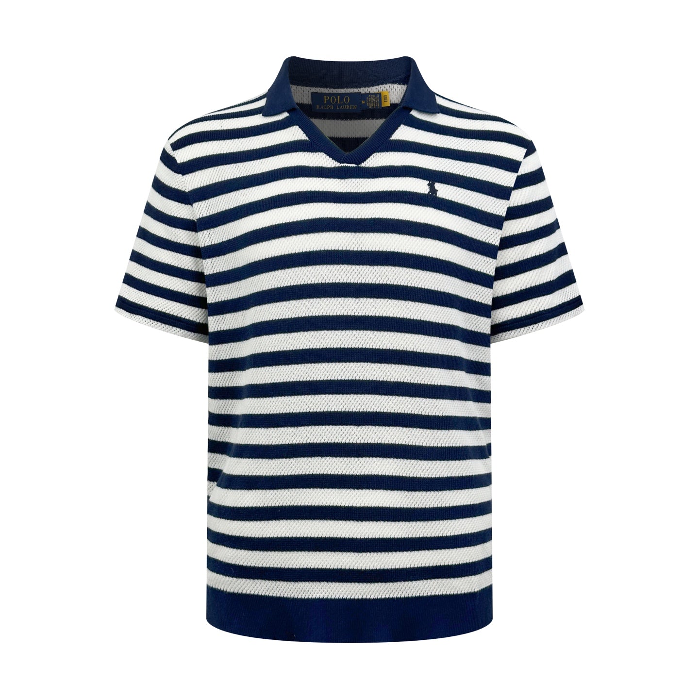 2026 New RL Embroidered Stripe Short-Sleeved Jumper (CC984-A70)