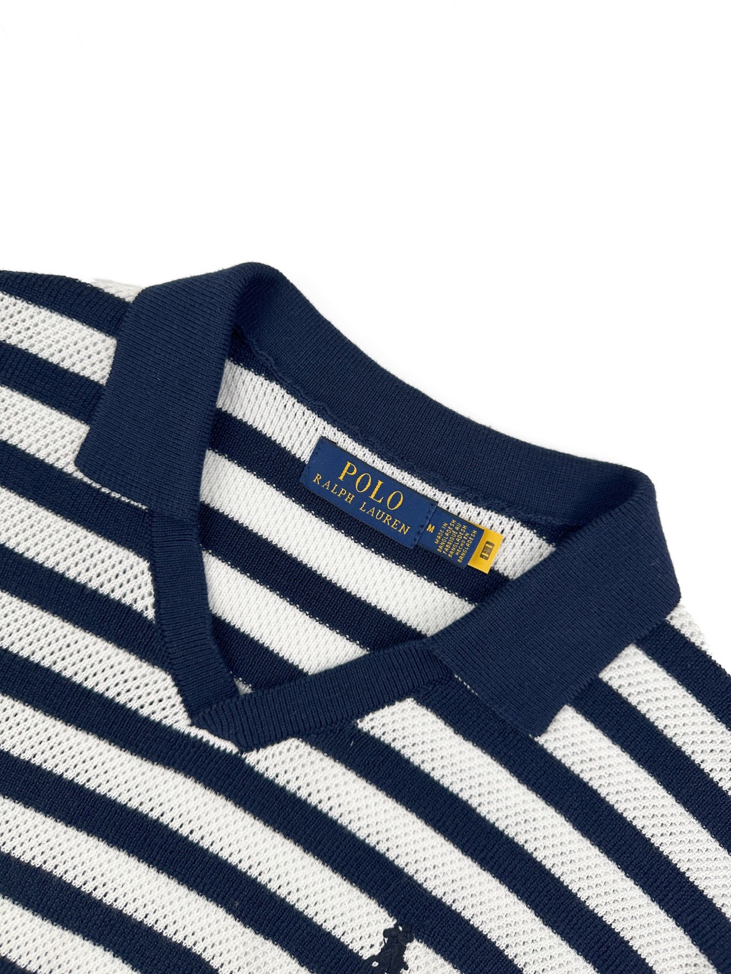 2026 New RL Embroidered Stripe Short-Sleeved Jumper (CC984-A70)