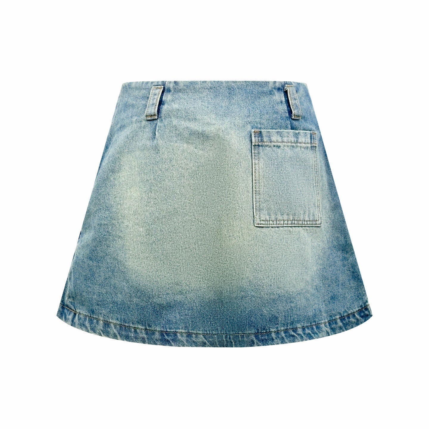 2026 Women's Way Leather Denim Mini Skirt (EE417)