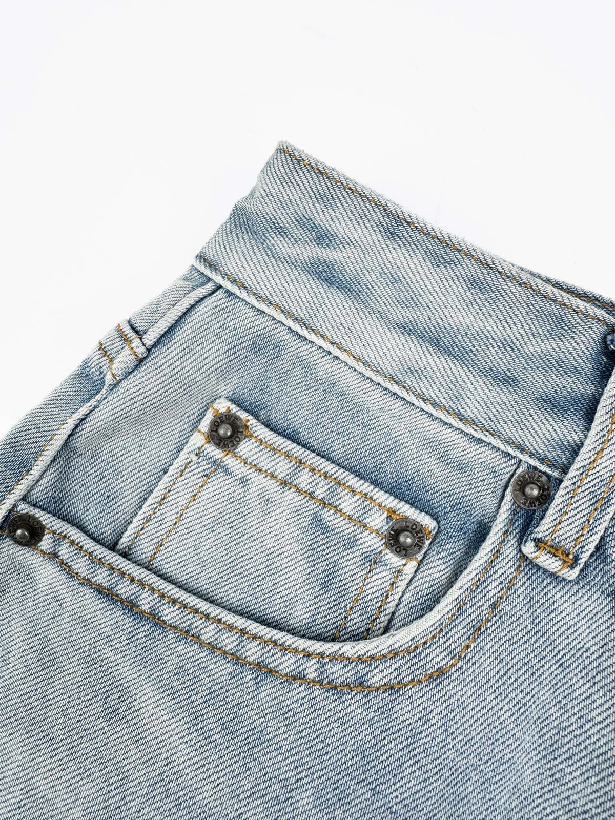 2026 Women's Way Embroidered Leather Denim Shorts (EE422)