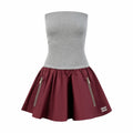 2026 Women's MM Logo Zipper Dress (FF735)