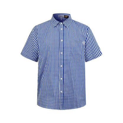 2026 New Way Embroidered Check Short-Sleeved Shirt (AA628-A70)