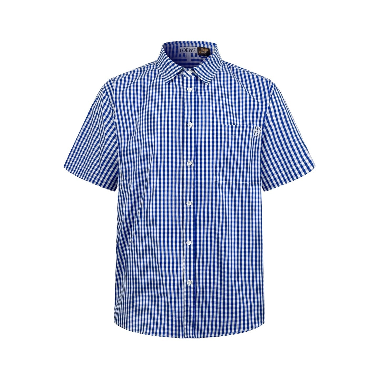 2026 New Way Embroidered Check Short-Sleeved Shirt (AA628-A70)