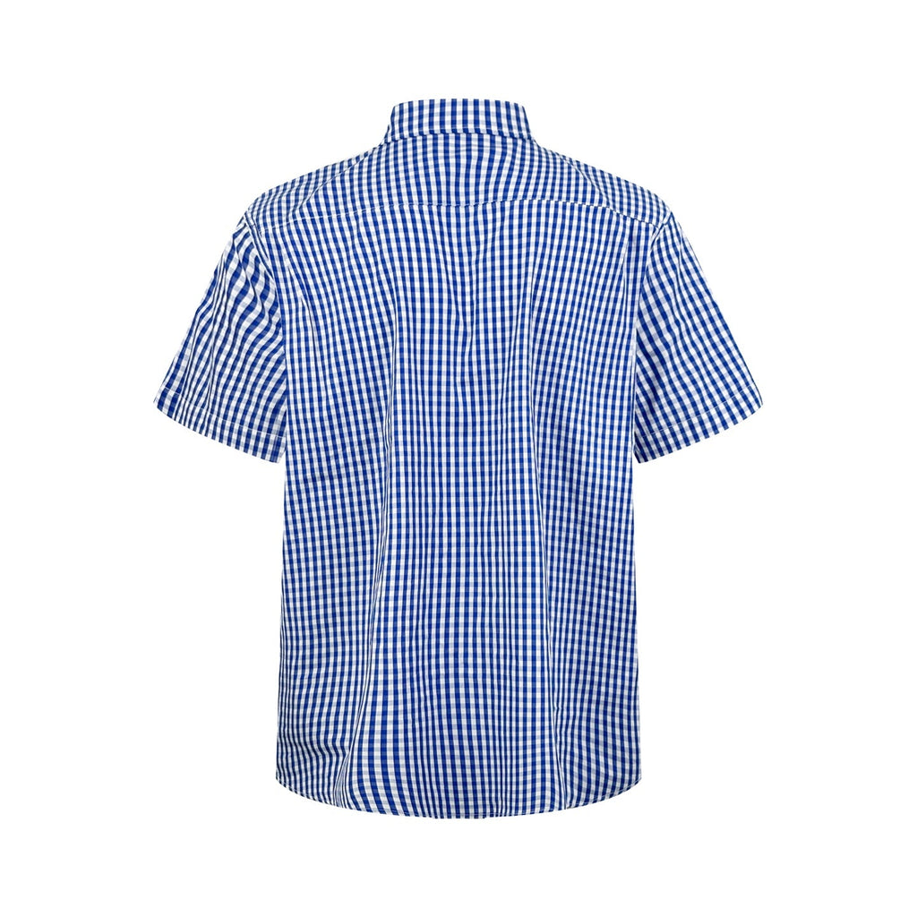 2026 New Way Embroidered Check Short-Sleeved Shirt (AA628-A70)