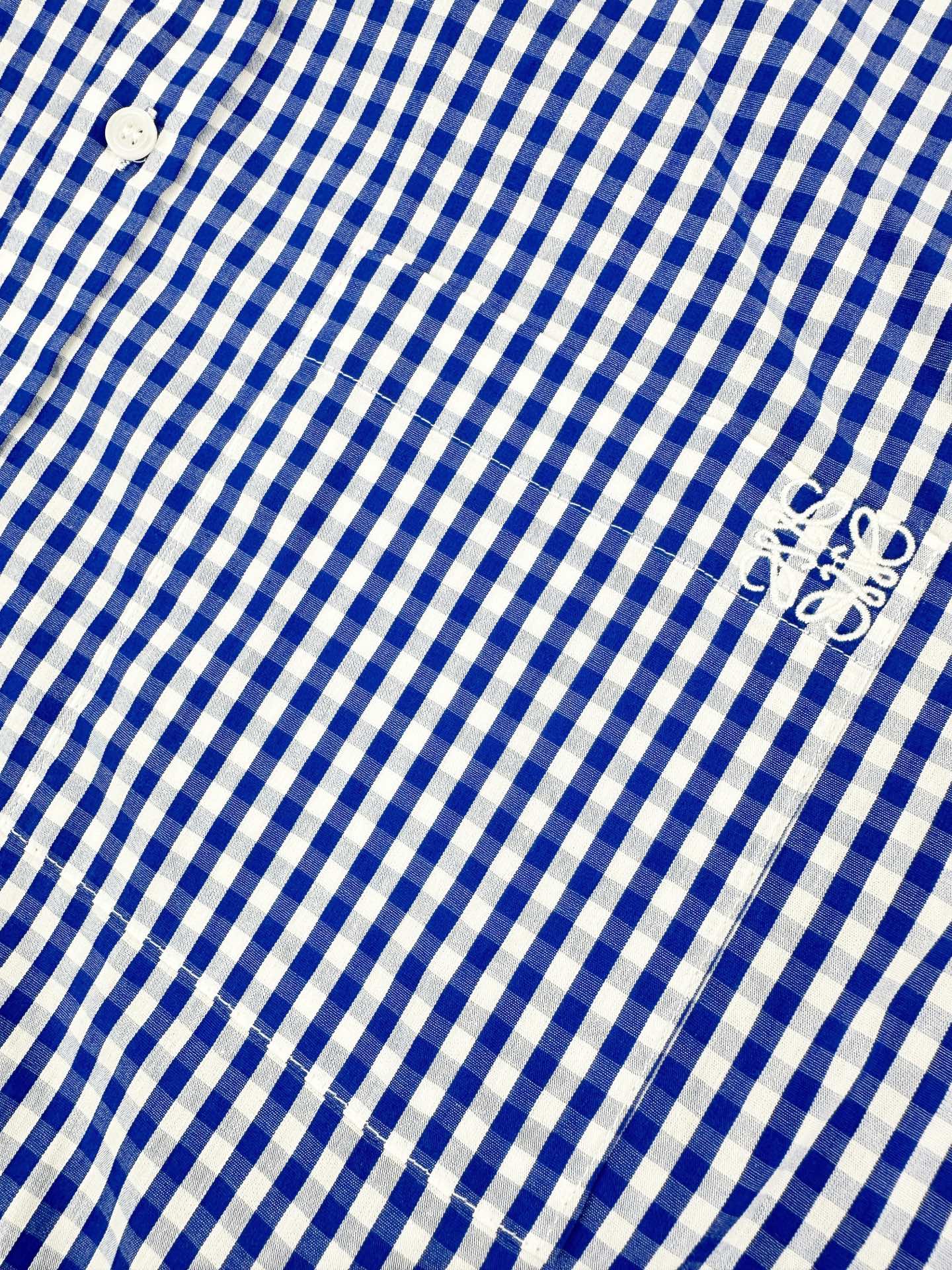 2026 New Way Embroidered Check Short-Sleeved Shirt (AA628-A70)