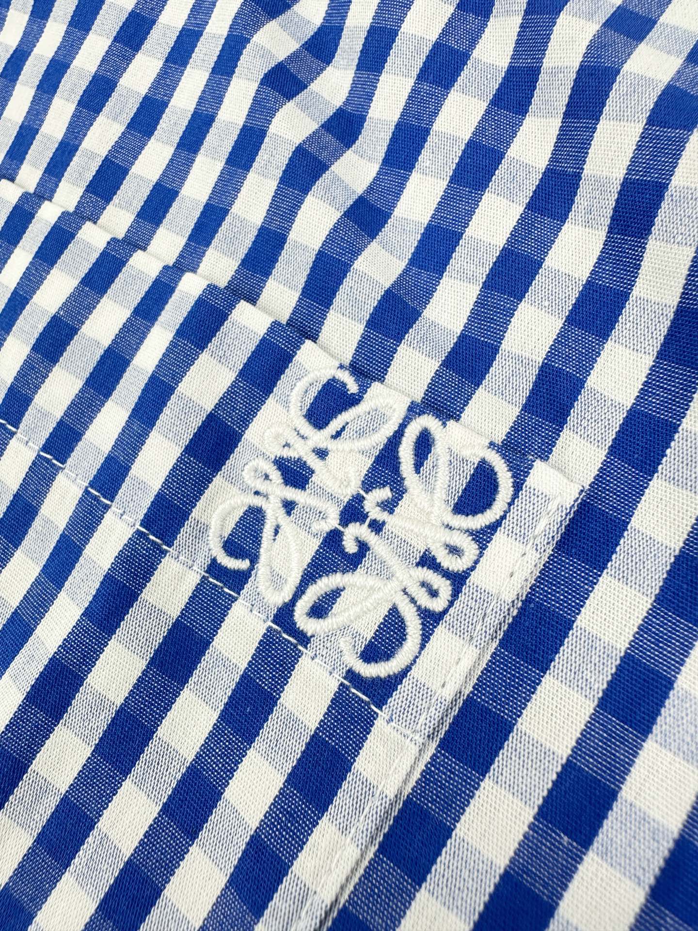 2026 New Way Embroidered Check Short-Sleeved Shirt (AA628-A70)