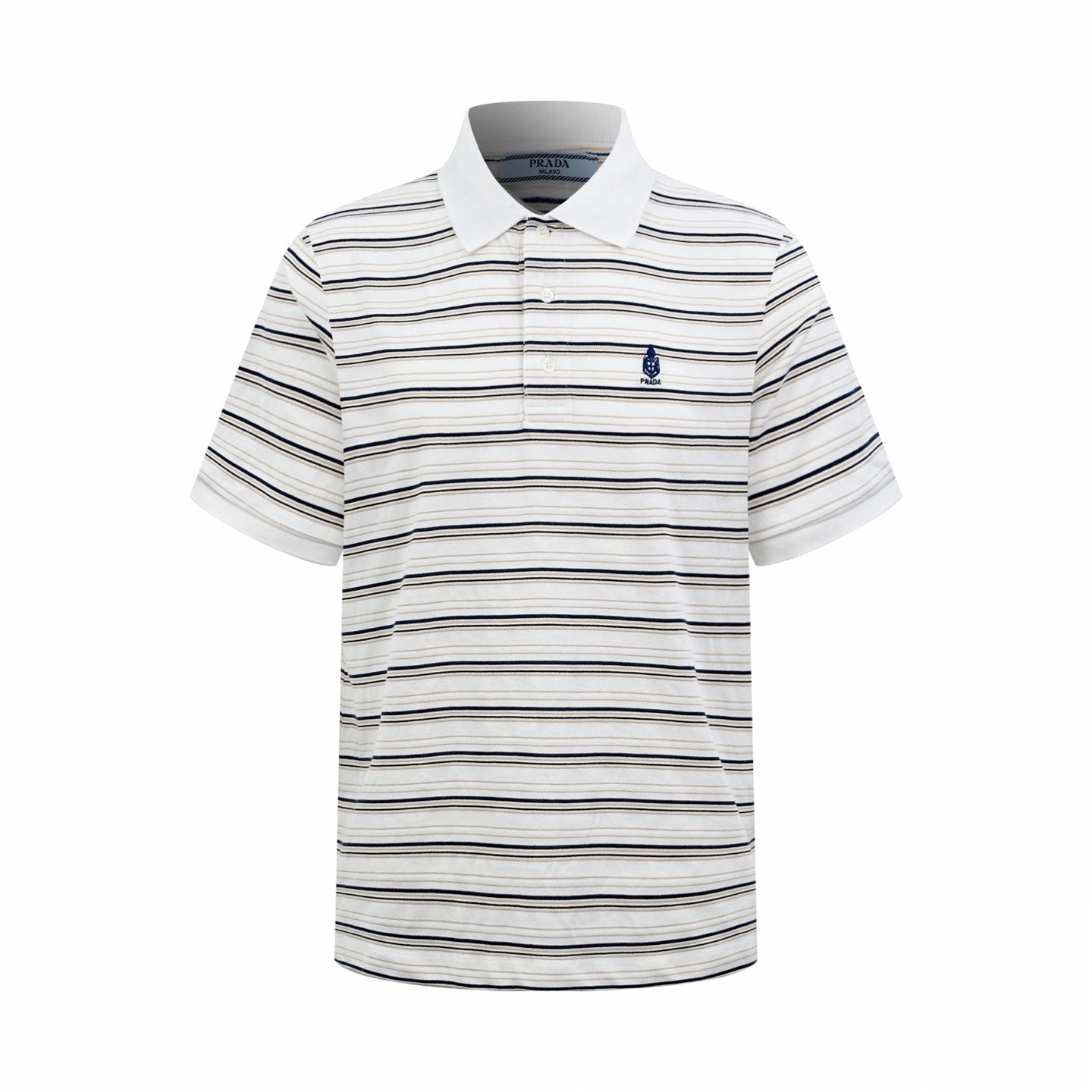 2026 Women's Triangle Brand Striped Embroidered Polo Shirt (FF752)