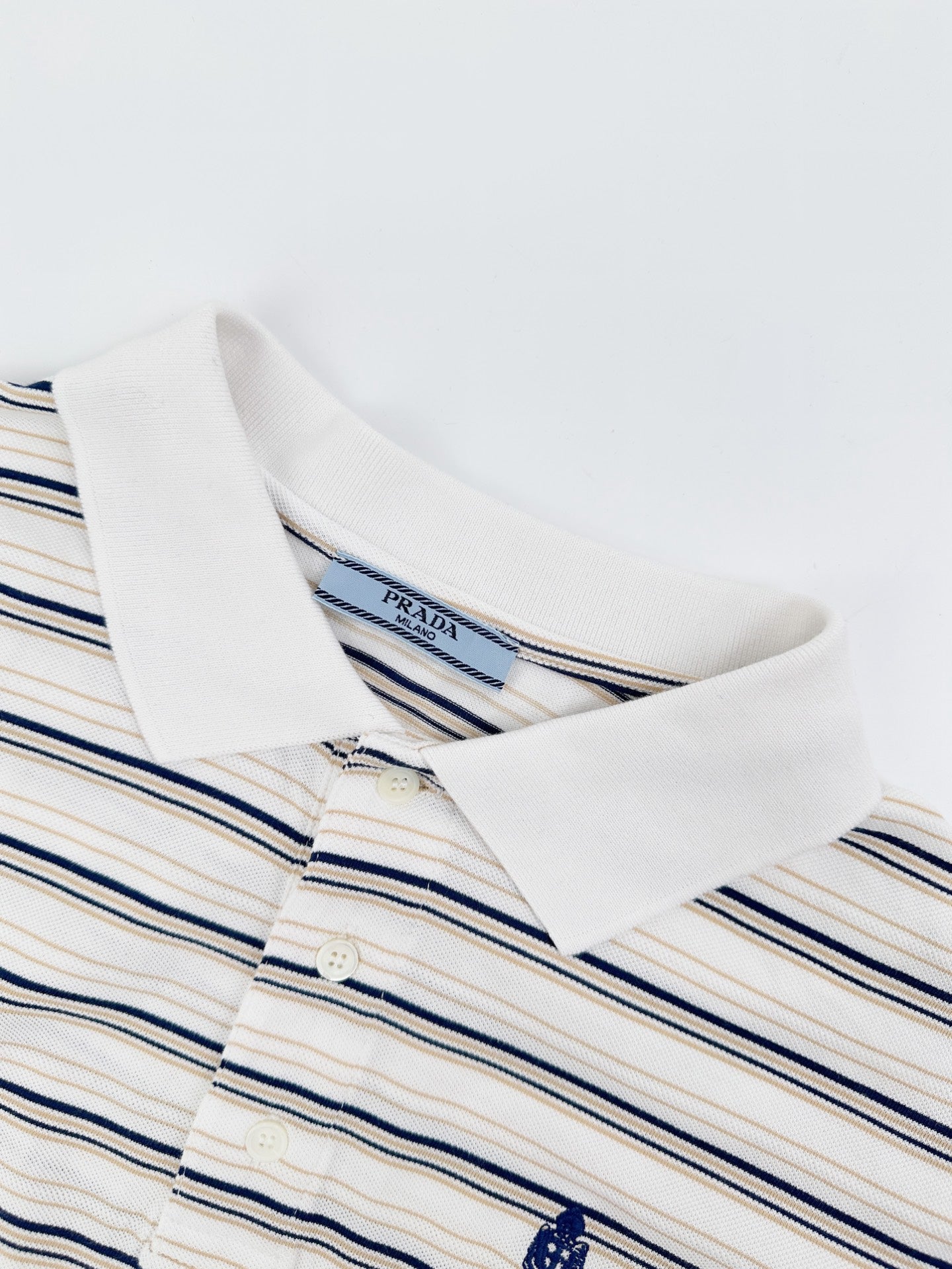 2026 Women's Triangle Brand Striped Embroidered Polo Shirt (FF752)
