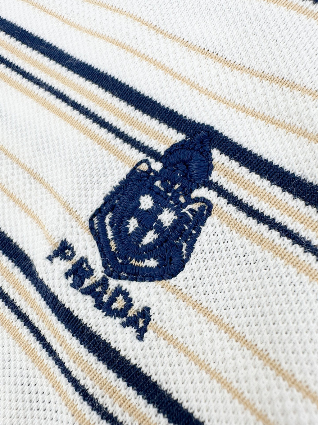 2026 Women's Triangle Brand Striped Embroidered Polo Shirt (FF752)