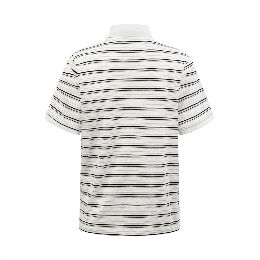 2026 New Triangle Brand Logo Striped Polo Shirt (CC992-A60)