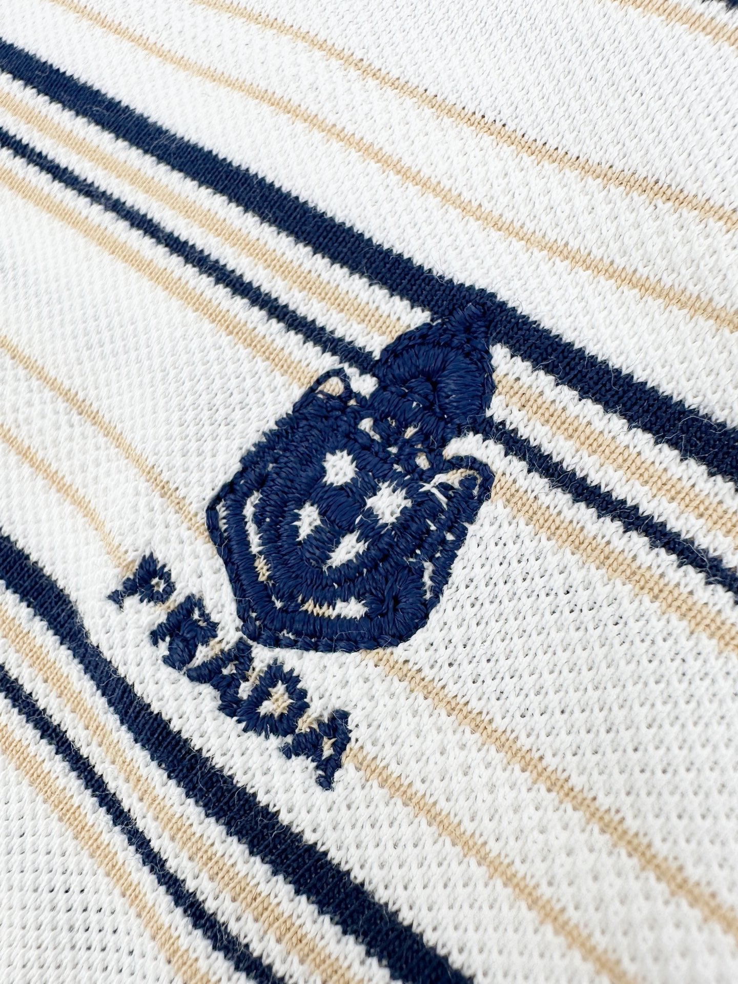 2026 New Triangle Brand Logo Striped Polo Shirt (CC992-A60)