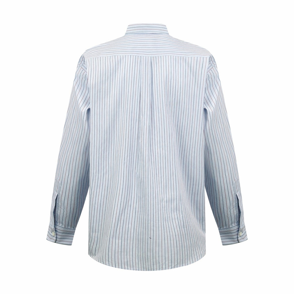 2026 Women's Triangle Brand Logo Striped Half-Zip Shirt (FF733)