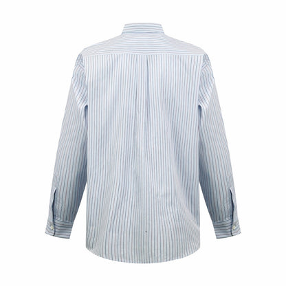 2026 Women's Triangle Brand Logo Striped Half-Zip Shirt (FF733)