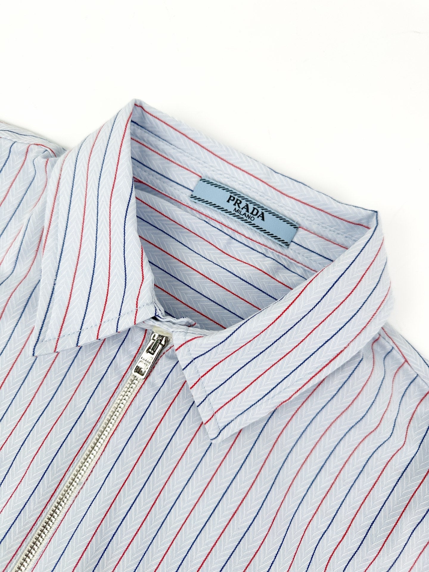 2026 Women's Triangle Brand Logo Striped Half-Zip Shirt (FF733)