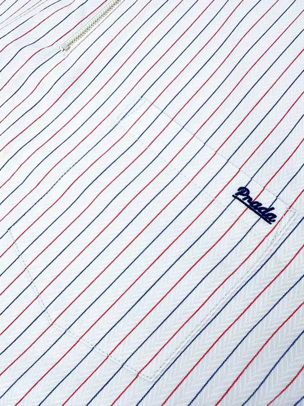 2026 Women's Triangle Brand Logo Striped Half-Zip Shirt (FF733)