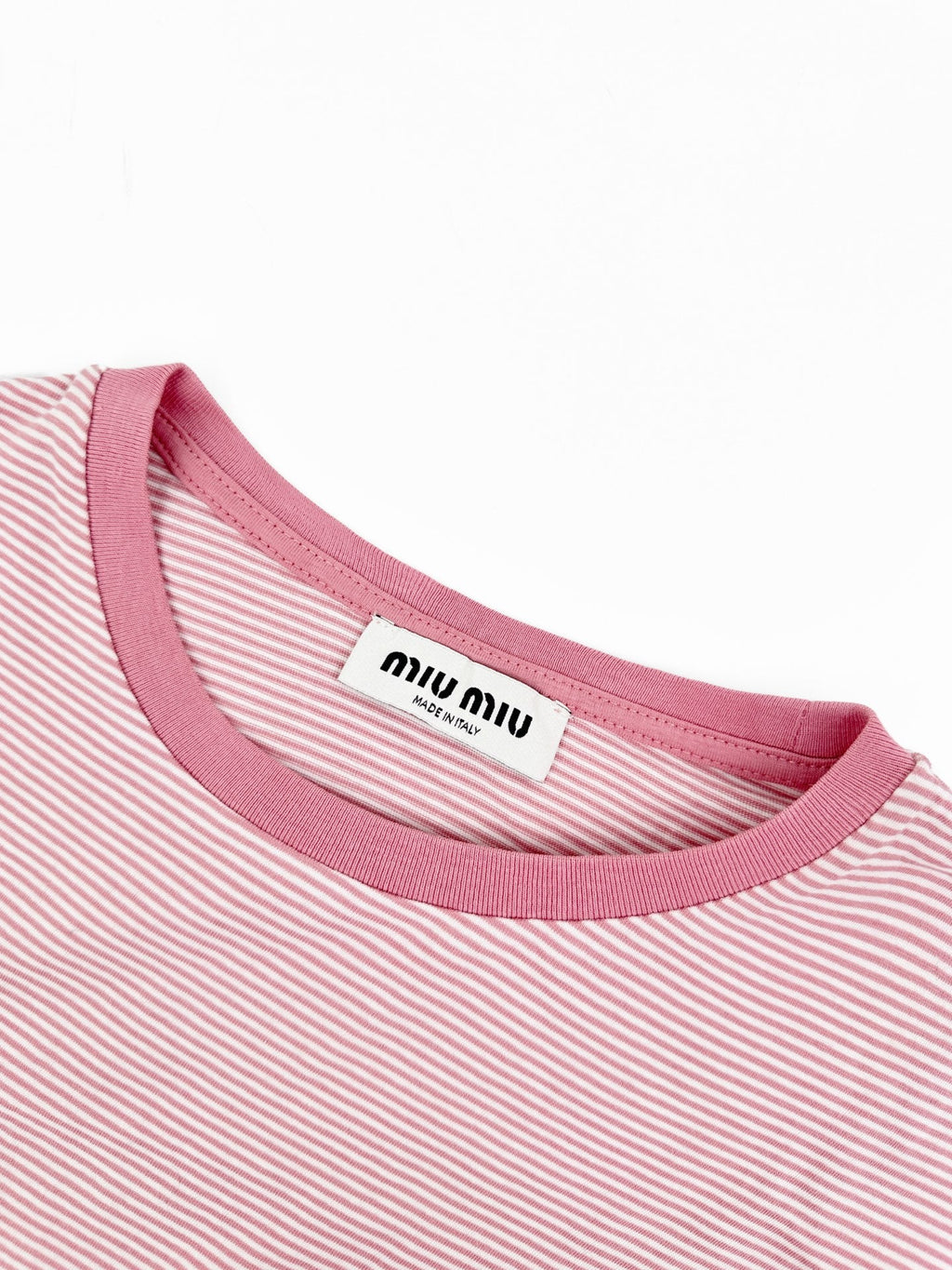 2026 Women's MM Logo Striped Long-Sleeved Shirt (FF758)
