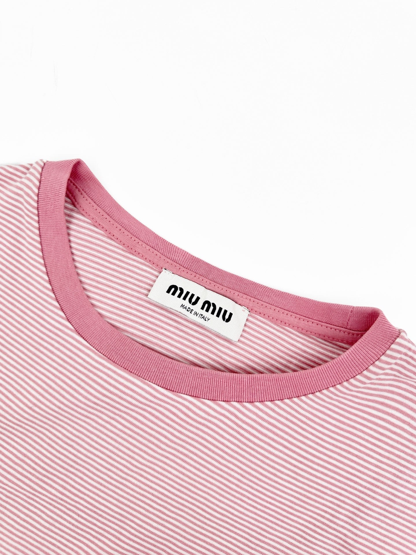 2026 Women's MM Logo Striped Long-Sleeved Shirt (FF758)