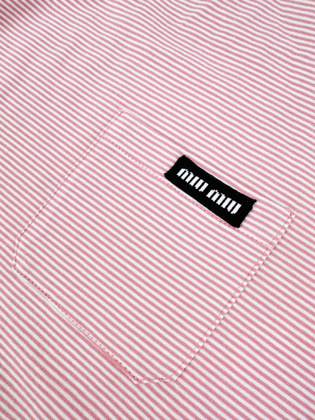 2026 Women's MM Logo Striped Long-Sleeved Shirt (FF758)